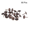 thumbnail image 2 of Unique Bargains Clous de Rembourrage Tacks 11mm Dia Tête Ronde Épingles à Pousser Ton Cuivre 80 Pcs, 2 of 4