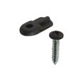 thumbnail image 1 of Prime-Line Products PL 7906 Flush Screen Clips with Screws (Pack of 12), Plastic Black, 1 of 1