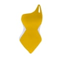 thumbnail image 4 of Diufon Women's Swimsuit Trendy Color Block Single Shoulder Backless Bathing Suits Summer Beach Sport Swimwear, 4 of 5