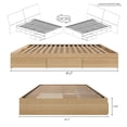 thumbnail image 4 of Nexera Nordik 3 Drawer Storage Bed Natural Maple, 4 of 8