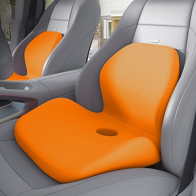 WIFKLSIIPG Work Chair Cushion and Back Support Car Seat Seat Cushion for Tailbone P Ain R Elief Seat Cushion for Off Ice Chair The Home Is B Acked by A Cushion and The Chair Is B Acked