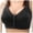 Black, variant on Large Sports Bra Bra with Back Support Compression Bras Womens Athletic 36c Push up Bras for Women Sports Bras Pack for Women Sports Bras for Women Pack Woman's Bras Semi Bra Women Bras plus Size