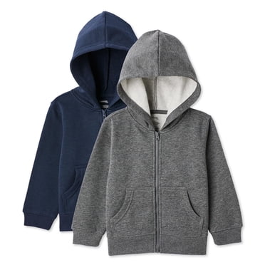 George Toddlers' Gender Inclusive Full Zip Hoodie 2-Pack
