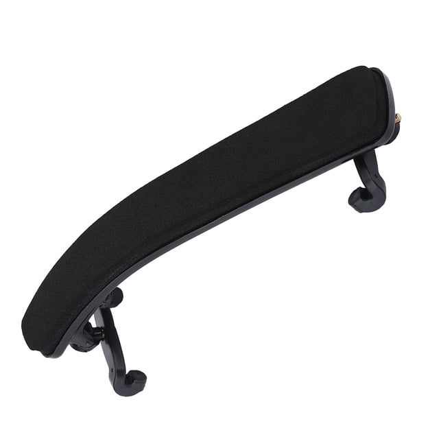 Soft Black Rubber Violin Shoulder Rest, Comfortable Adjustable Violin Shoulder Rest, For Violin 3/4 4/4