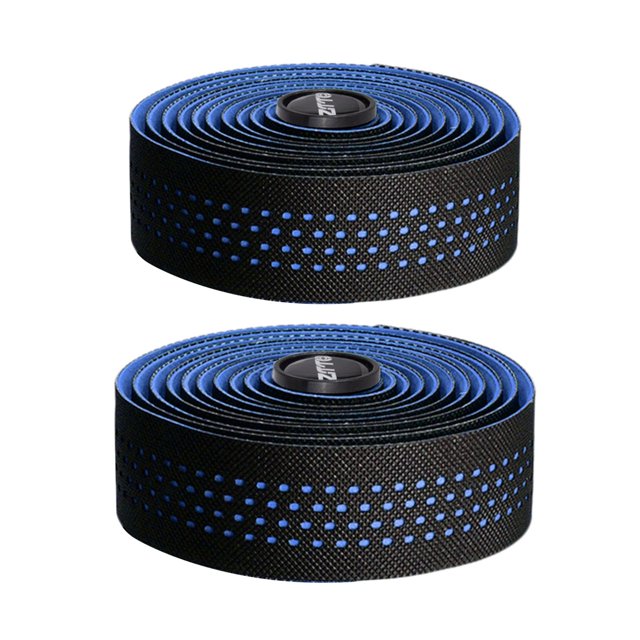 2x EVA PU Bike Handlebar Tape Bar Tapes Handle Wraps Damping Wrap - Blue, Length Approx. 2.1m