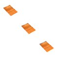 thumbnail image 2 of Youkk Polyester Chenille Bath Mat - Strong Water Absorption Exquisite Crafted Soft Texture No Shedding Orange 40cm*60cm 3Set, 2 of 6