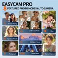 thumbnail image 2 of 4K Digital Camera WiFi Digital Video Camera Camcorder 64MP 3.0 Inch IPS Screen 12X Optical Zoom Auto/Manual Focus Built-in Flash Battery Electronic Stabilization with Strap for Vlogging, 2 of 6