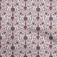 thumbnail image 1 of oneOone Rayon Maroon Fabric Florals Sewing Craft Projects Fabric Prints By Yard 56 Inch Wide, 1 of 4
