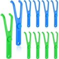 thumbnail image 1 of SHTUUYINGG10 Pcs Support de Fil Dentaire Réutilisable Hydropulseur Poignée de Fil Réutilisable Support Poignée de Flossmate pour Dégagement Buccal, 1 of 7