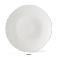 thumbnail image 5 of Mainstays Glazed White Round Stoneware Salad Plate, 7.5”, 5 of 5
