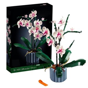 nipocaio Moc Bouquet Orchid Block Flower Potted Succulents Building Blocks FIT For 10311 Romantic Kit Assembly Building Toy Girl Gift
