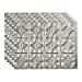 thumbnail image 3 of FASÃ„DE Traditional Style/Pattern 1 Decorative Vinyl 18in x 24in Backsplash Panel in Crosshatch Silver (5 Pack), 3 of 15