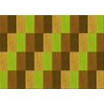 thumbnail image 1 of Ahgly Tapis Rectangulaire Lavable en Machine Intérieur Transitionnel Brun Selle, 7 Pieds x 9 Pieds, 1 of 7