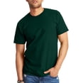 thumbnail image 1 of Hanes Mens Beefy-T Classic Crewneck Cotton Tee, S, Deep Forest, 1 of 5