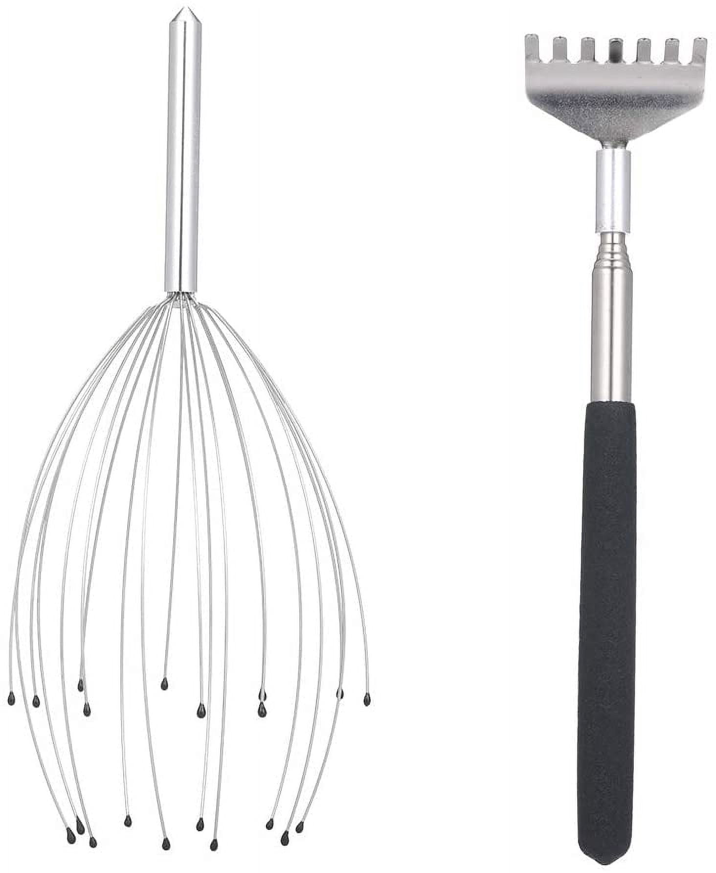 Scalp Massager, Wooden Handheld Head Massager Scratcher Tingler Tools, Hair Scalp Scratcher
