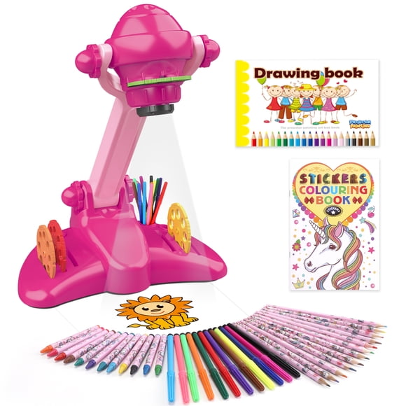 Drawing Projector Set ,Coloring & Tracing Art Kit for 3+ Year Old Kids