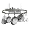 thumbnail image 1 of Range Kleen CW6016 Hammered Grey Enameled Oval Hanging Pot Rack, 1 of 4