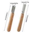 thumbnail image 2 of Wooden Handle Pet Grooming Tool for Dogs and Cats Hair Removal with Durable Stripping Design, 2 of 3