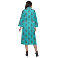 thumbnail image 3 of Moomaya Printed WoMen's Robe Dressing Gown With Pockets Bath Robe Girls, 3 of 6