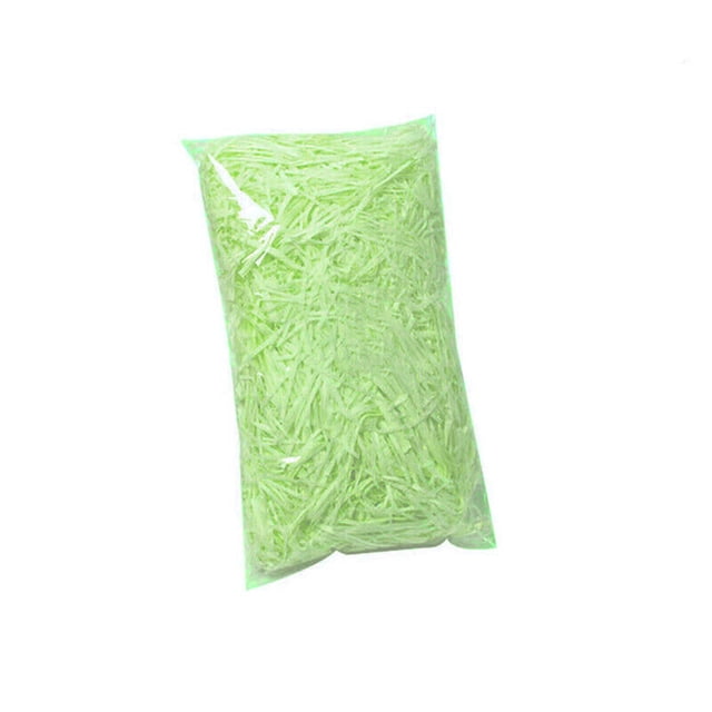 Agiferg 100g/sac Papier Confetti Froissé Fournitures Râpées Boîte Cadeau Fournitures de Fête en Raphia