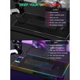 thumbnail image 3 of TopMade Wireless Charging Mouse Pad, RGB Gaming Mousepad Home Office Large Desk Mat with 13 Light Modes, Ultra-Smooth Surface, Non-Slip Rubber Base (Includes 20W PD, 3 of 7
