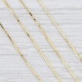 thumbnail image 1 of JUNWELL 14K Solid Yellow Gold Box Necklace  Real Gold Chain with Lobster Lock, 1 of 9
