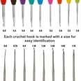 thumbnail image 2 of EASTIN 66Pcs Crochet Kits for Beginners with Storage Case and Crochet Accessories Crochet Kit Practical Knitting Starter Kit, 2 of 9