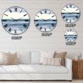 thumbnail image 4 of Designart 'Mint Indigo Dawn I' Farmhouse wall clock, 4 of 4
