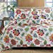 thumbnail image 3 of Cozy Line Home Fashions Gypsy Floral Reversible Quilt Bedding Set, Bedspread Coverlet Lightweight for All Seasons (Spring Blooming, Queen - 3 Piece), 3 of 9