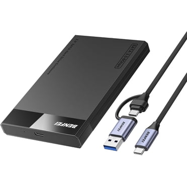 BENFEI Boîtier de Disque Dur Externe 2,5 Pouces SATA vers USB Sans Outil (6 Gbps, Optimisé pour SSD, Prend en Charge UASP SATA III)