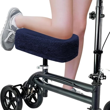 CAVENDY Housse de Coussin pour Genou de Trottinette pour Adultes, Coussin Confortable en Peluche Douce pour Trottinettes au Genou, Accessoires pour Déambulateur au Genou