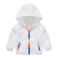 thumbnail image 2 of Sunnyoo Kids Lightweight Sun Protection Jacket Summer Hooded Breathable Sun Shirt Coat, 2 of 8