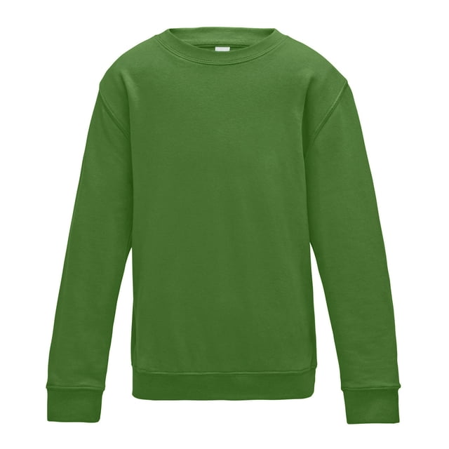 AWDis Just Hoods Boys/Girls Plain Crew Neck Sweatshirt