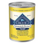Blue Buffalo Homestyle Recipe Healthy Weight Adult Wet Dog Food, Chicken Dinner, 12.5-oz. Can
