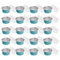 thumbnail image 3 of PRETXORVE Pudding Cup Cake Aluminum Cake Fryer Bowl Tin Paper Baking Tray Tin Paper Cup 20PCS, 3 of 3