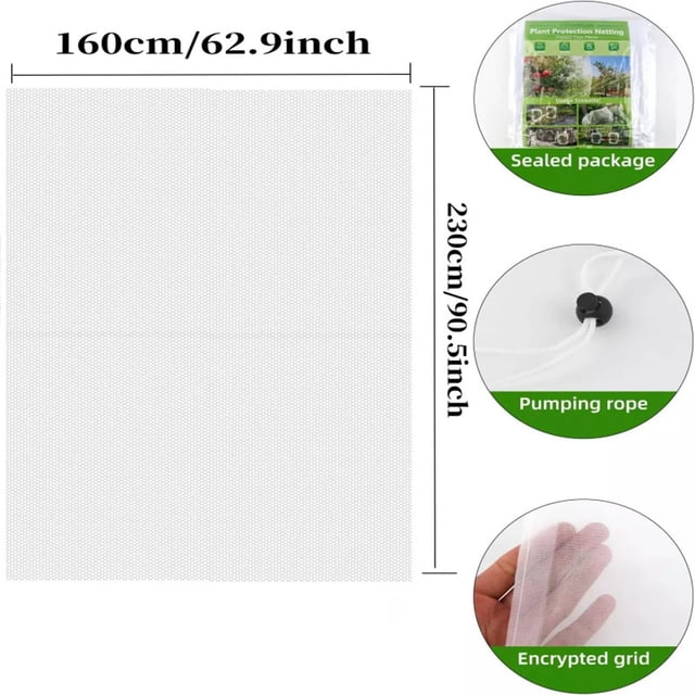 Fridja Clearance Garden Insect Net Cover Is Used To The Flowers Of Plants From Damage