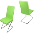 thumbnail image 4 of Chaise de salle à manger canadienne Monalisa verte (Ensemble de 2), 4 of 4