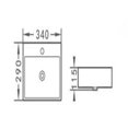 thumbnail image 4 of DROP Bath and Kitchen DR091085 Bathroom Vessel Sink, 4 of 4