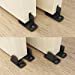 thumbnail image 3 of JUBEST Black Aluminum Floor Guide Sliding Barn Door Hardware Bypass Door Guide Set of 2, 3 of 10