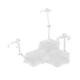 thumbnail image 1 of segolike Solide Figure Présentoir Support Support pour 1/144 Modèle Figurines Jouets Clair, 1 of 9