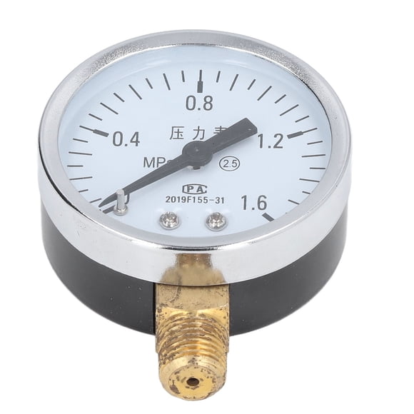 Vacuum Pressure Gauge, Vacuum Gauges, 14 NPT Vacuum Pressure Gauge High Accuracy Stainless Steel Case Water Pressure Gauge
