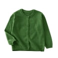 thumbnail image 2 of Cowsor Little Girl Knit Cardigan Sweater - Toddler Button Down School Uniforms Cardigan, 2 of 6