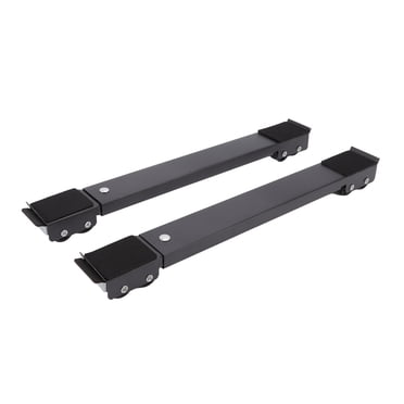 Appliance Roller Mover, With Foot Brake, Adjustable Extendable Appliance Trolley Roller Wheels For Washing Machine Dryer Fridge Furniture