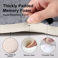 thumbnail image 4 of TopLLC Bathroom Rugs Bathroom Rugs Bath Mat For Back Of Foot Rubbing Thick Soft And Non-Slip Full Wrap Bath Mats Water Absorbent And Washable Bath Rug For Bathroom Shower bath cushion, 4 of 8