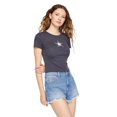 thumbnail image 4 of No Boundaries Women's Rib Baby Tee, 4 of 5