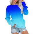 thumbnail image 2 of Meichang Sweat-Shirt pour Femmes Manches Longues Col Rond Ample Pull Tunique Décontractée Confortable Fall avec Poche, 2 of 6
