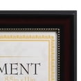 thumbnail image 4 of Unbranded Harrison Certificate Frame 8.5x11in Cherry, Wall Document Frame, 4 of 6