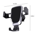 thumbnail image 3 of Lksixu Aviation Alloy Mirror Automobile Mobile Phone Bracket Vehicle-mounted Navigation Vehicle-mounted Mobile Phone Bracket Mobile Phone Rack Electronics for Home Office School, 3 of 7