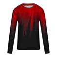 thumbnail image 5 of Meichang T-Shirt à Manches Longues pour Hommes Grands, T-Shirts Graphiques pour Hommes Tendance avec Imprimé 3D à Illusion d'Optique, T-Shirts à Col Rond Originaux à Manches Longues pour Hommes, 5 of 5