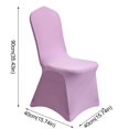thumbnail image 3 of Housse de Chaise Tout Inclus en Polyester Spandex Élastique pour Mariages Banquets et Fêtes, 3 of 3